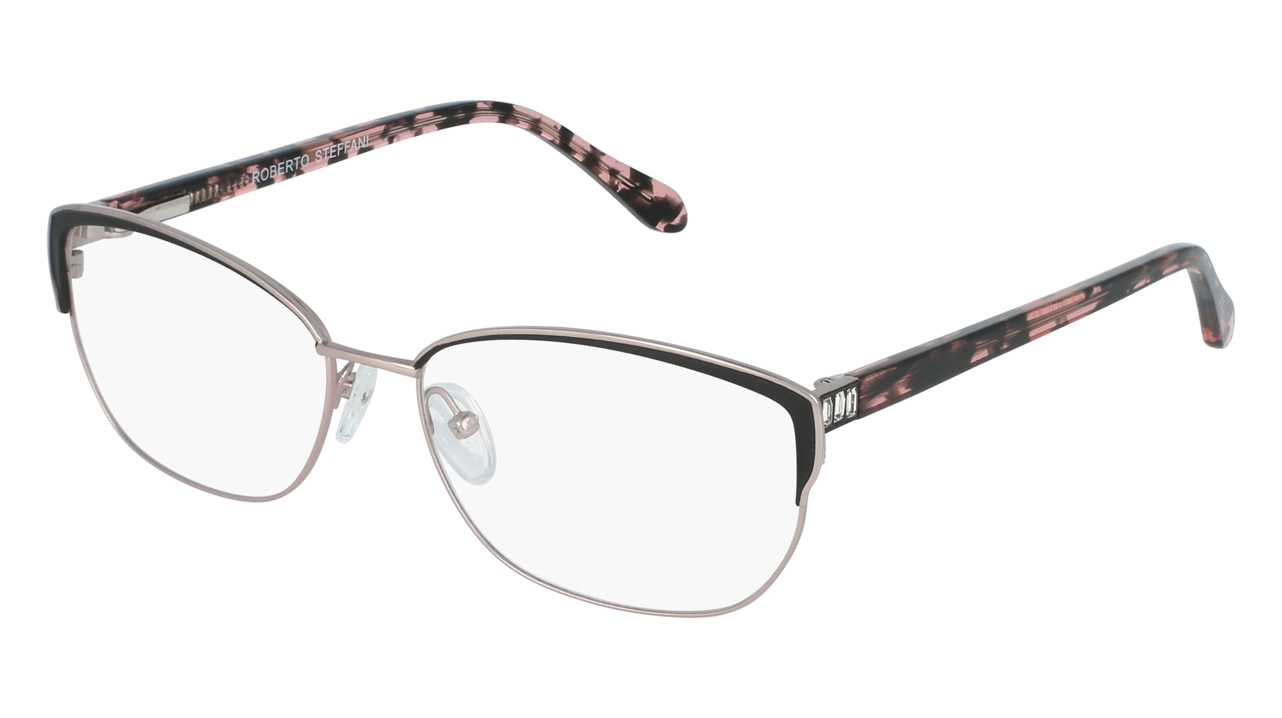 R RS 163 women's eyeglasses (from the side)