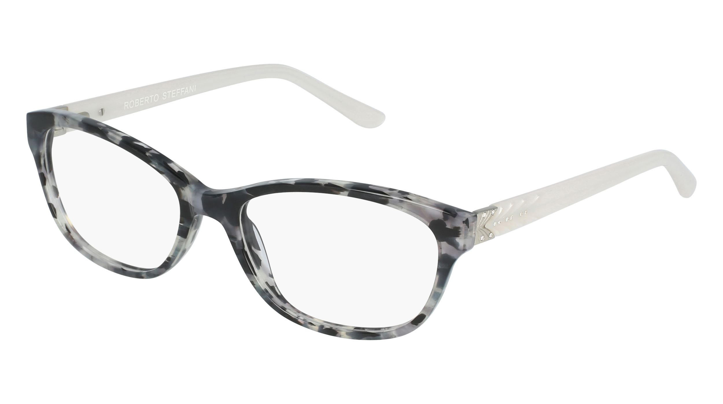 R RS 165 women's eyeglasses (from the side)