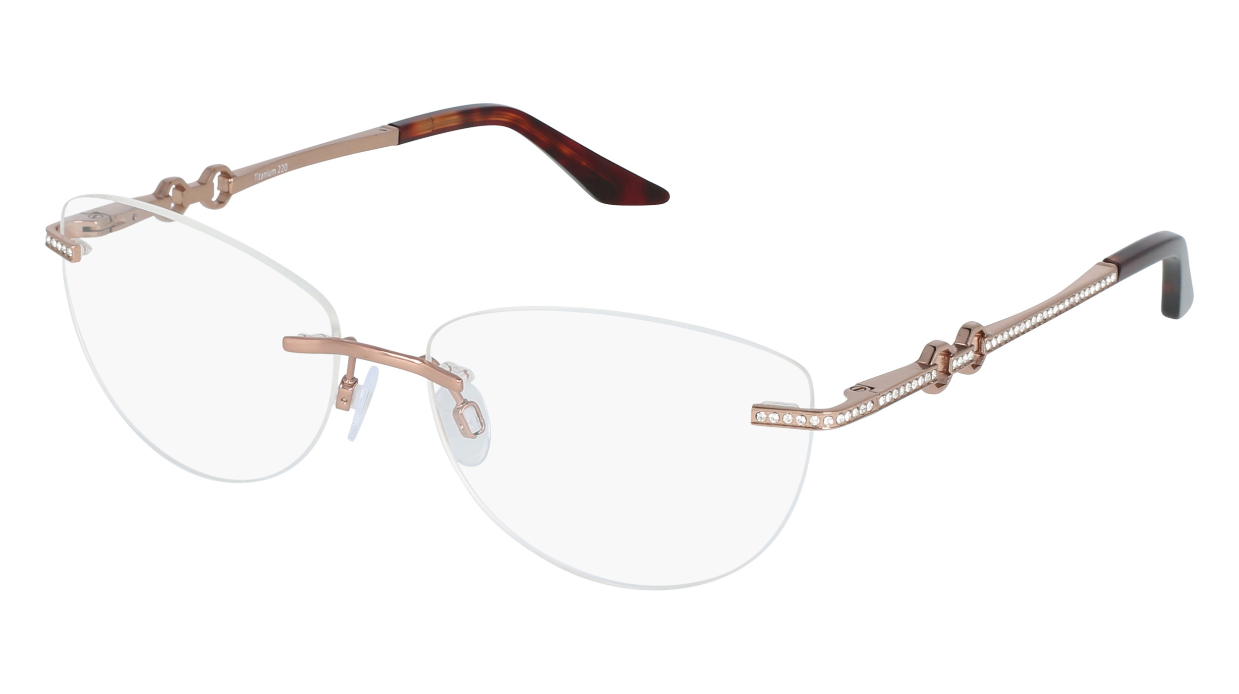 T T 220-07 women's eyeglasses (from the side)